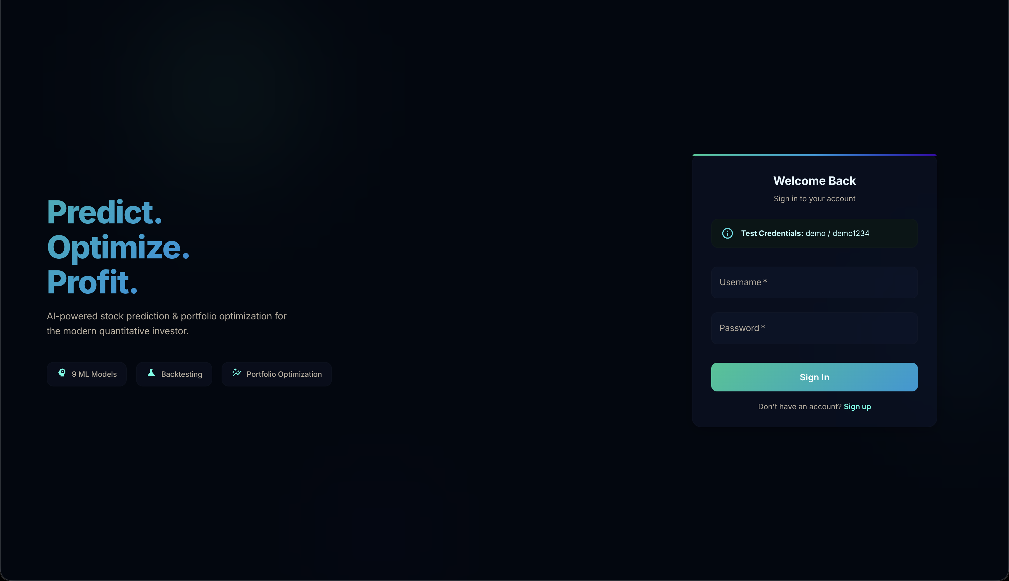 Platform research dashboard